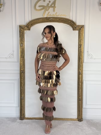 Rochii de seara - Rochie Zellea Brown