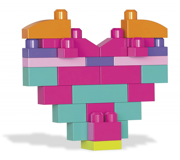 Set cuburi de construit Mega Bloks - 80 de bucati pentru fetite Fisher-Price [3]