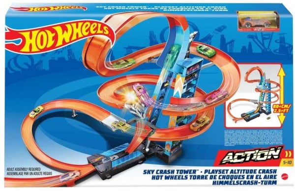 Set de Joaca Hot Wheels - Sky Crash Tower Car [6]