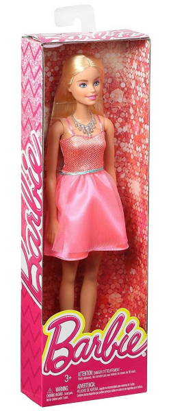 Papusa Mattel Barbie Glitz Doll papusa in rochie eleganta Roz [1]
