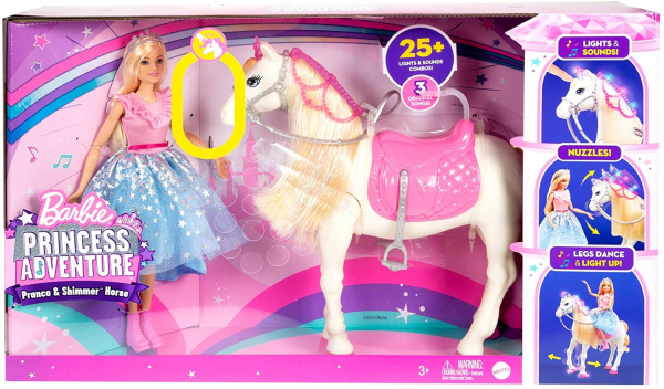 Papusa Barbie Princess Adventure si calul ei magic [1]