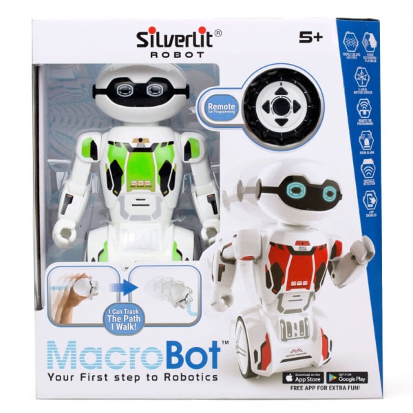 Robot programabil Silverlit Macrobot, telecomanda, verde [1]