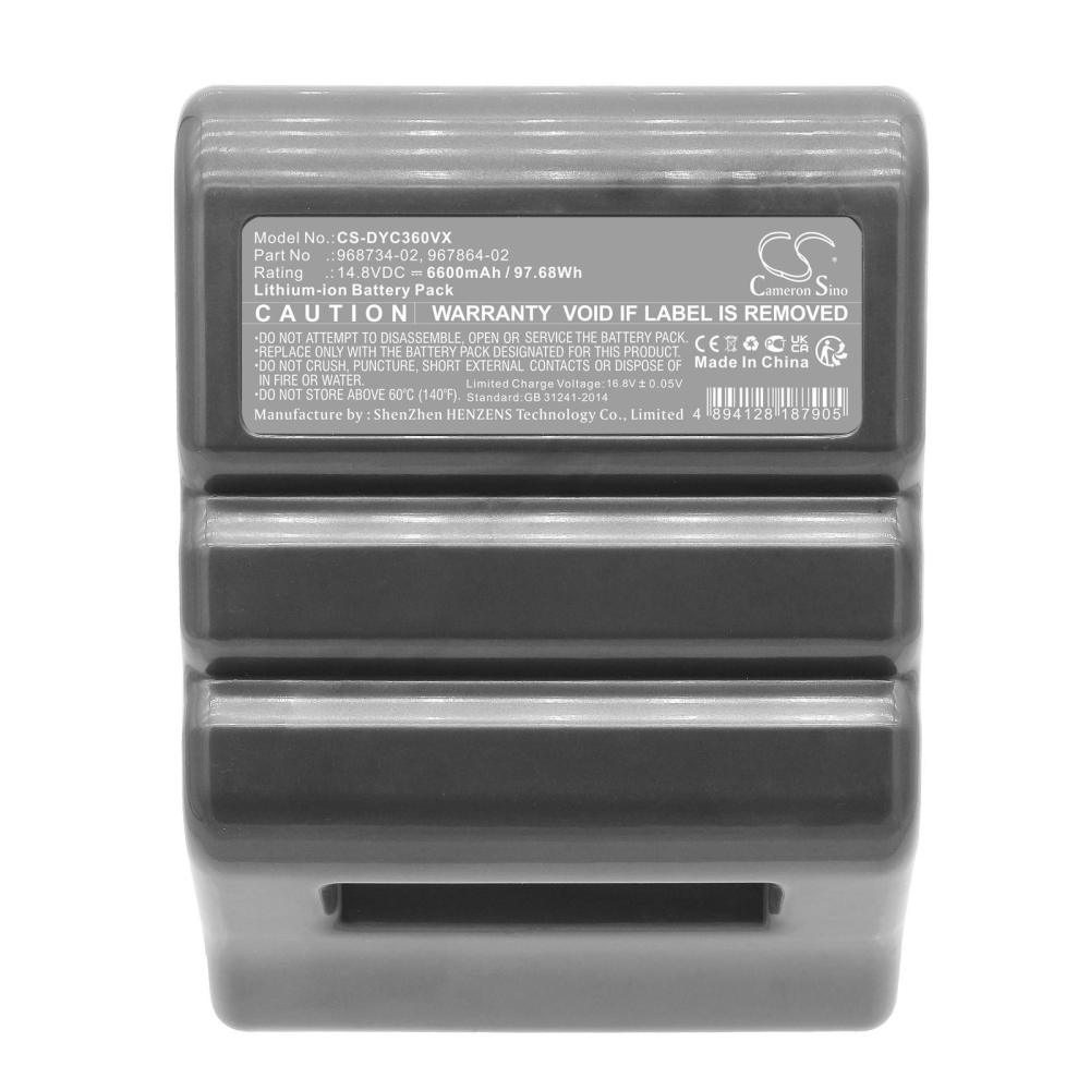Acumulator compatibil Dyson 360 Eye 14,8V 6600mAh Li-ion baterie aspirator robot [3]