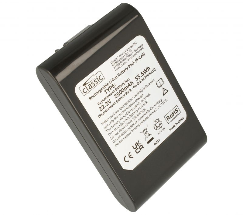 Acumulator compatibil Dyson DC31 DC34 DC35 DC43 DC44 DC45 22,2V 2500mAh Li-ion baterie aspirator vertical [5]