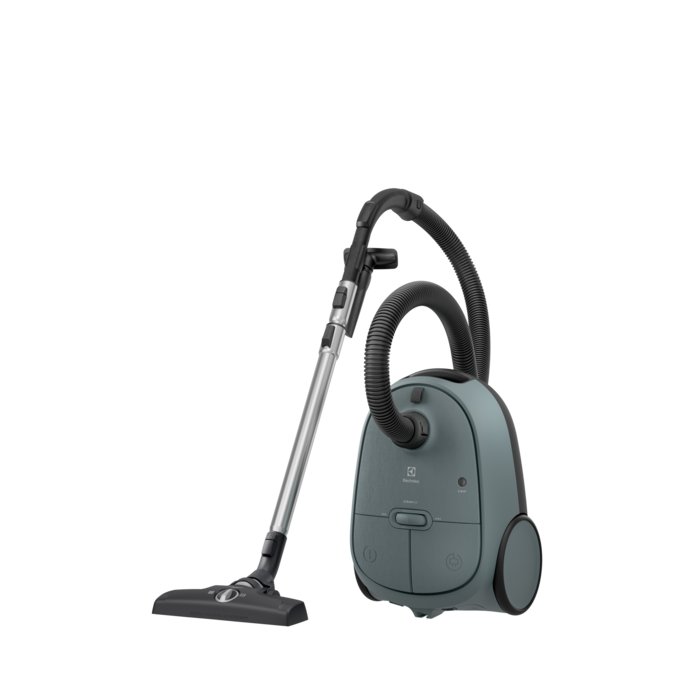 Aspirator cu sac Electrolux Clean 600 EB61C1OG verde ocean, perie DustMagnet Silent, filtru HEPA, sac 3.5L [15]