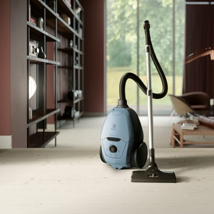 Aspirator cu sac Electrolux Pure D8 PD82-4MB albastru pastel, SmartMode, PureSound 57 dB, filtru HEPA, sac 3.5L [11]