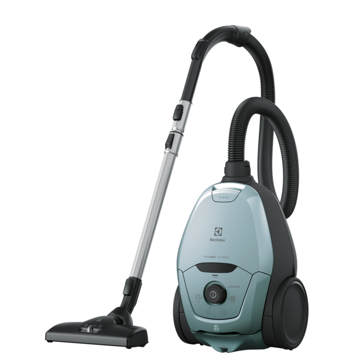 Aspirator cu sac Electrolux Pure D8 PD82-4MB albastru pastel, SmartMode, PureSound 57 dB, filtru HEPA, sac 3.5L [17]