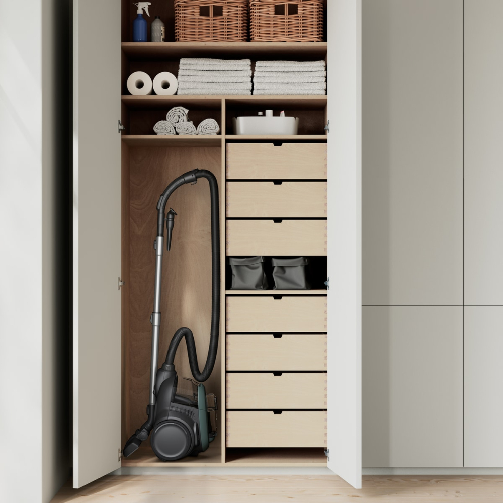 Aspirator fara sac Electrolux 600 EL61C2OG Verde Ocean cu filtru HEPA si perie DustMagnet Silent [21]