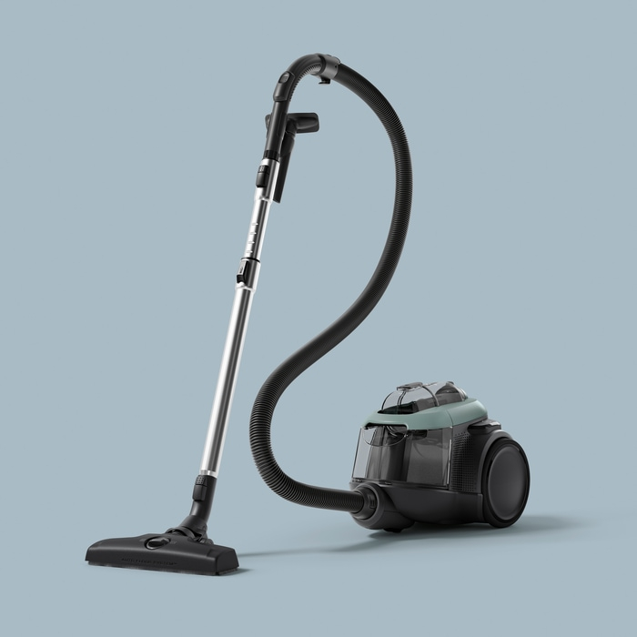 Aspirator fara sac Electrolux 600 EL61C2OG Verde Ocean cu filtru HEPA si perie DustMagnet Silent [28]