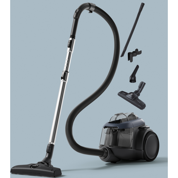 Aspirator fara sac Electrolux 600 EL61C3DB Albastru Denim cu HEPA, DustMagnet Silent si Parketto Pro [26]