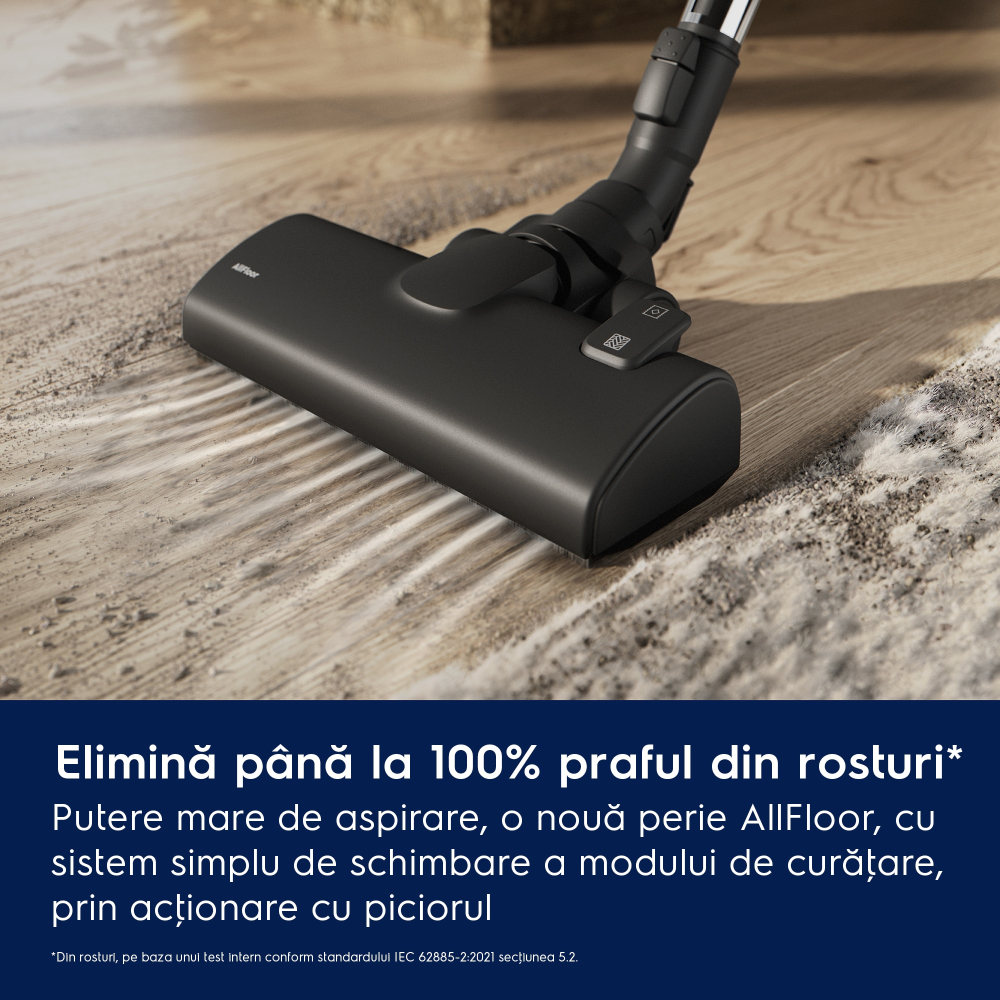 Aspirator fara sac Electrolux Seria 500 EL51C2SW Alb Scoica cu filtru HEPA si perie AllFloor [3]