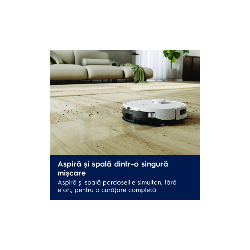 Aspirator robot Electrolux Seria 700 ER71UW2SW Alb Scoica cu LiDAR, 4000Pa si statie de golire automata [3]