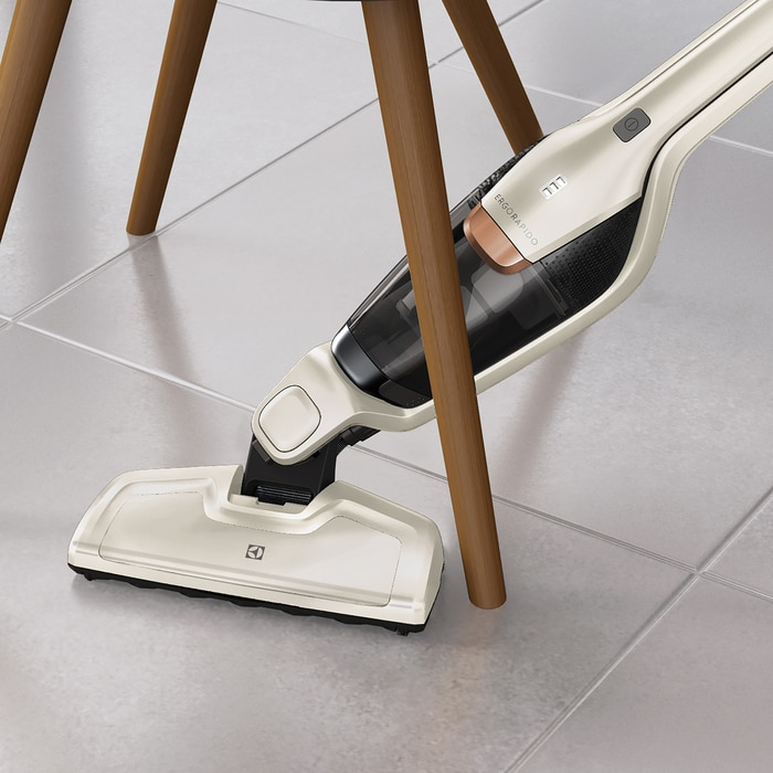 Aspirator vertical fara fir Electrolux Ergorapido Classic EERC75SW Alb Scoica 18V cu aspirator de mana detasabil [3]