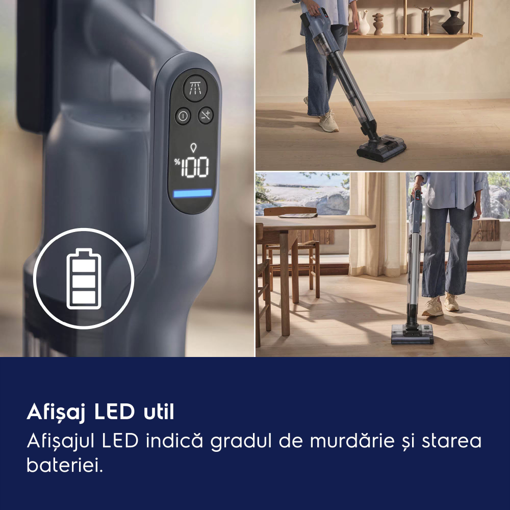 Aspirator vertical multifunctional Electrolux Seria 800 EW82U2DB, 3 in 1 Wet & Dry, 21.6V, albastru denim [11]