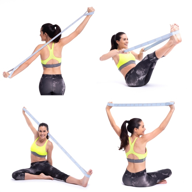 Banda elastica pentru fitness Stort Innovagoods, include ghid de exercitii [14]