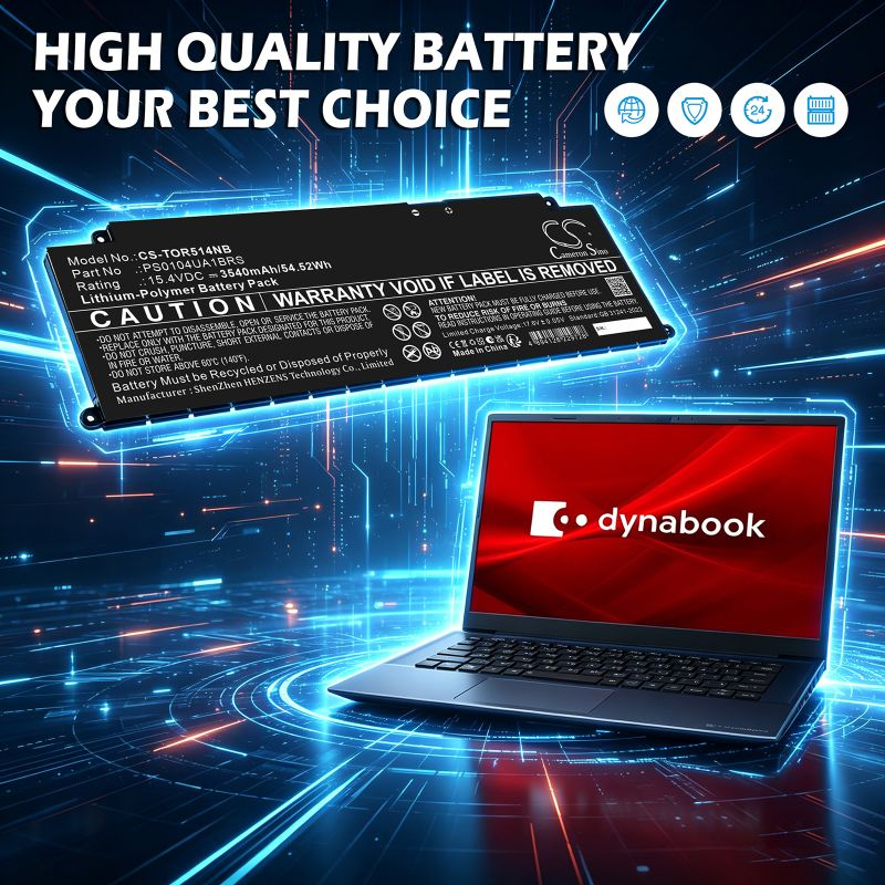 Baterie laptop compatibila COM 15,4 V pentru laptop Dynabook PS0104UA1BRS [3]