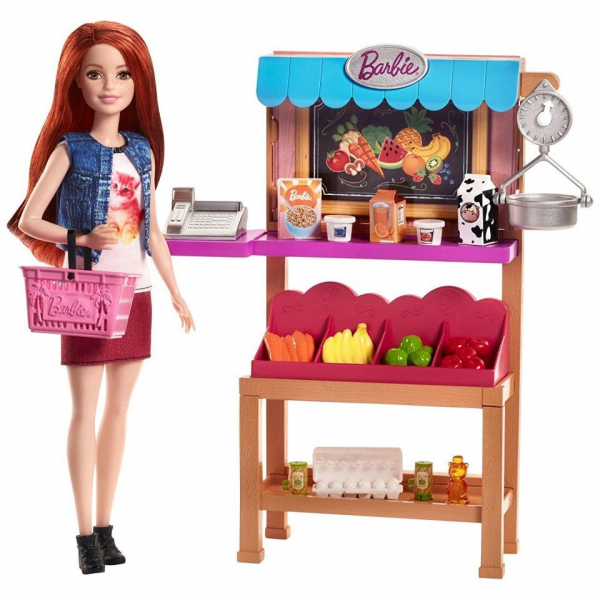 Set de joaca Standul cu alimente Barbie [5]