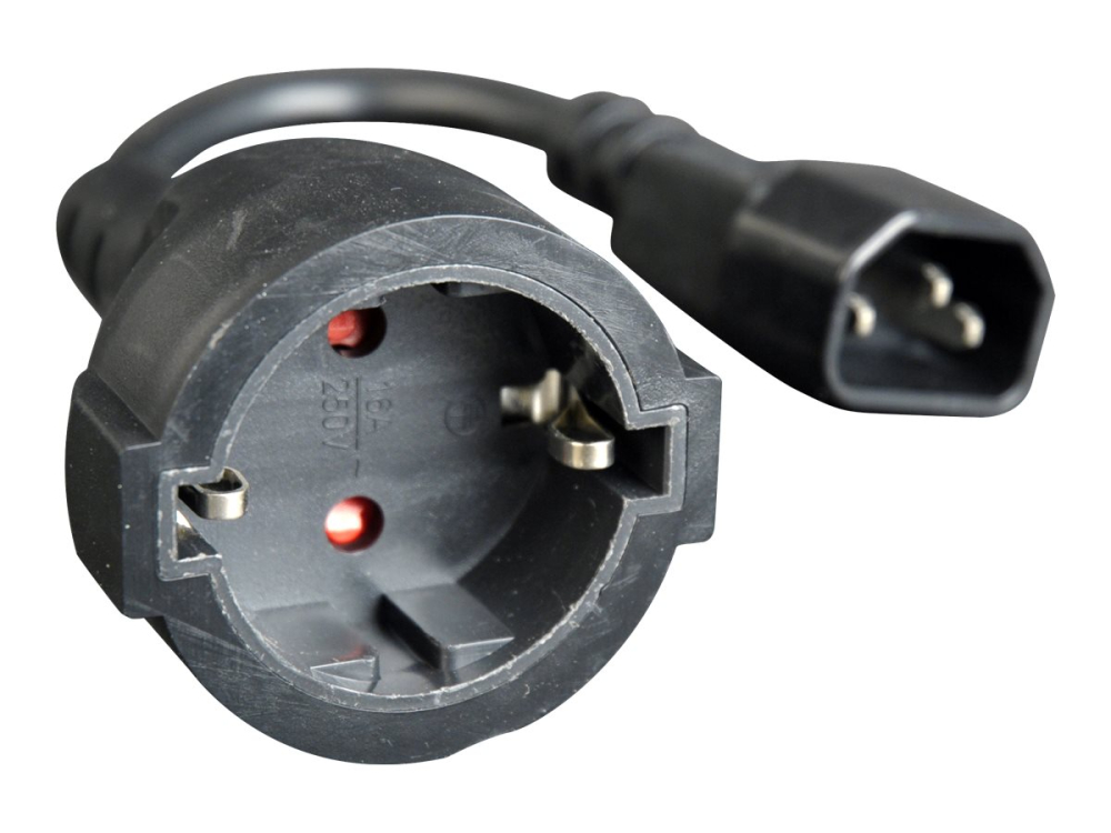 Cablu adaptor Shucko(M) la C14/UPS(M) PC-SFC14M-01 [2]