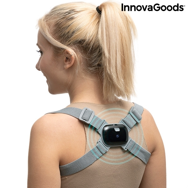 Corector de postura inteligent reincarcabil cu vibratii Viback InnovaGoods Wellness Care [5]
