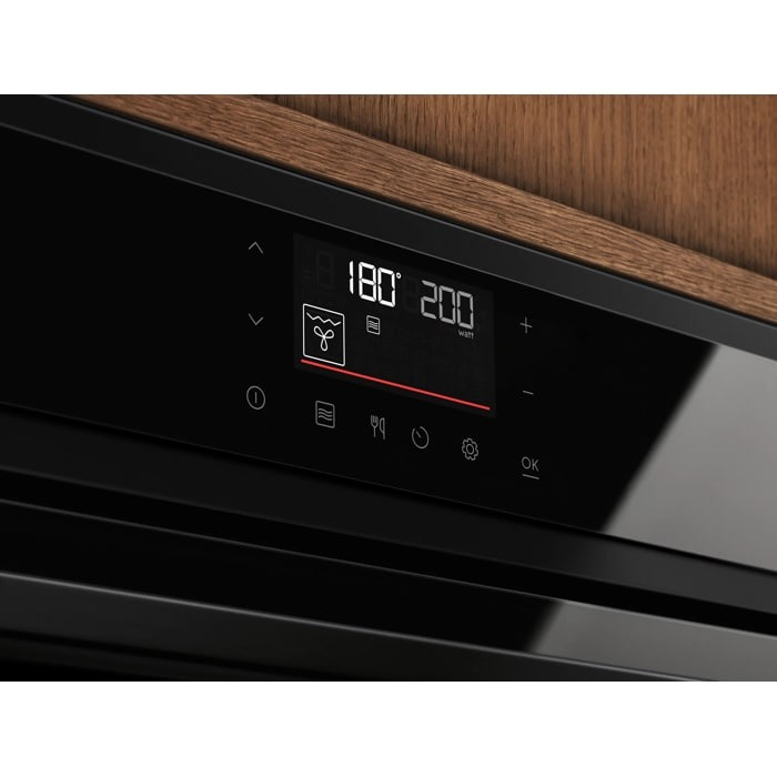Cuptor compact incorporabil cu microunde Electrolux EVL7E06GE CombiQuick 44 l negru mat [4]
