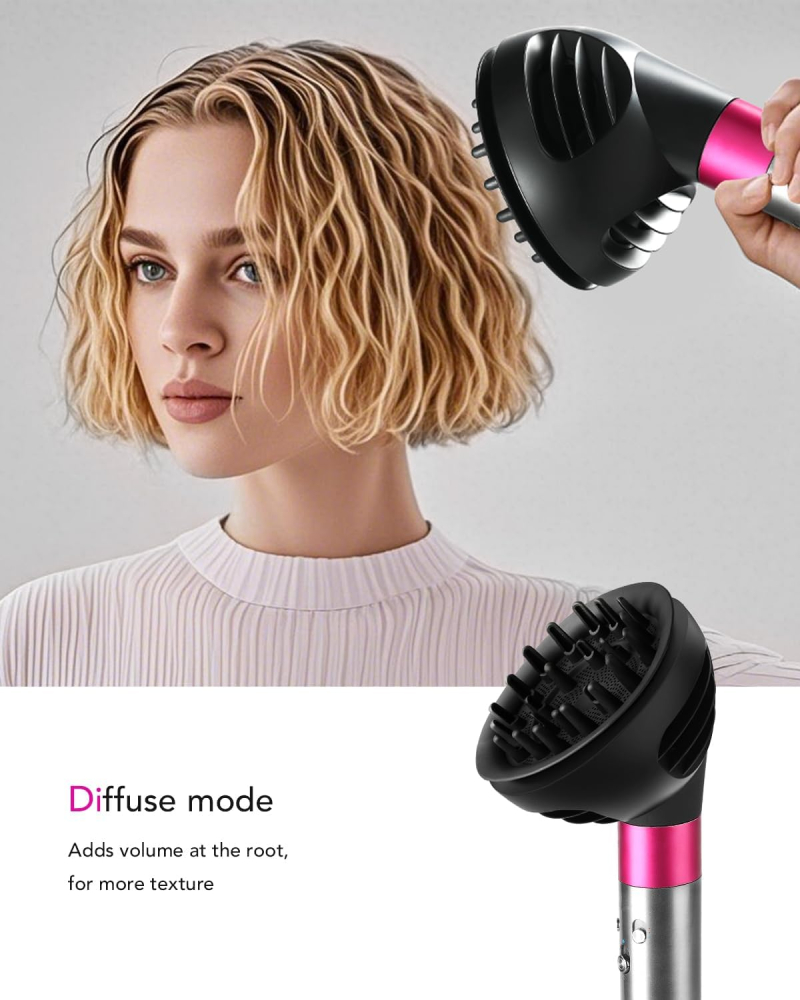 Difuzor Wave+Curl original Dyson Airwrap i.d. (HS08), negru, cod 974149-01 [3]