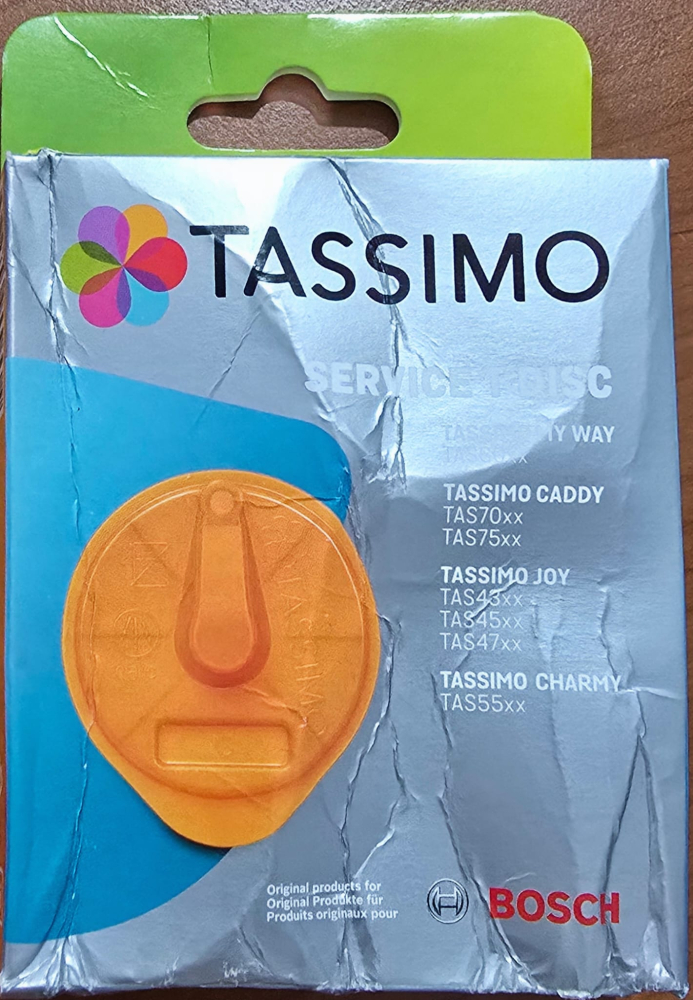 Disc Pentru Decalcifiere Bosch Tassimo Service T Disc Portocaliu 17001491 - Resigilat [4]