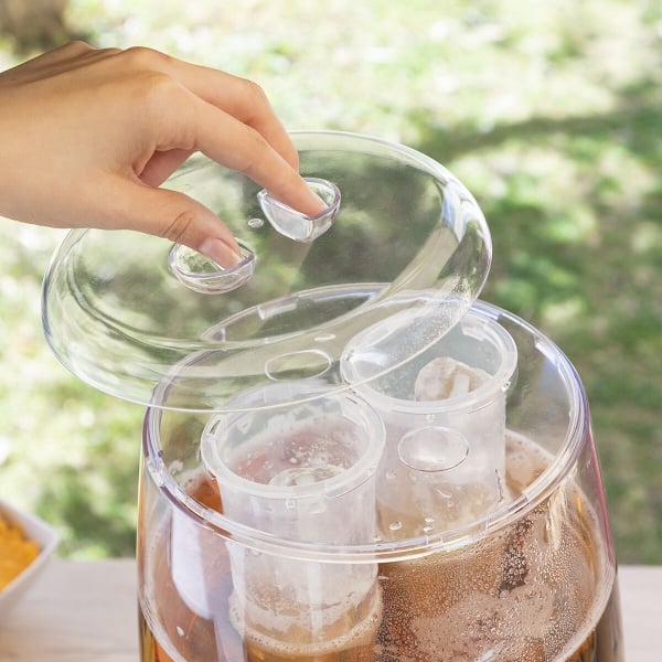 Dozator de bauturi racoritoare, 4 litri, cu recipiente pentru gheata Freer InnovaGoods [4]