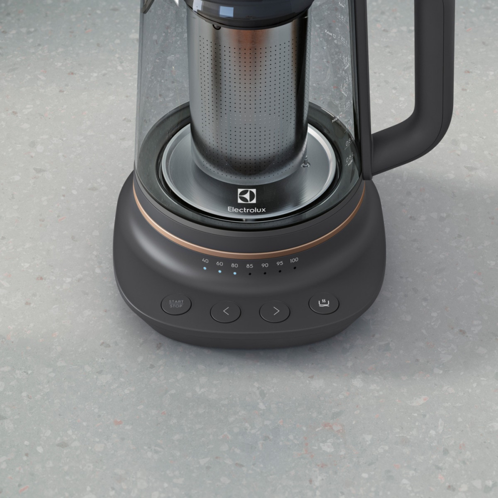Fierbator electric Electrolux E7GK1-8BP Explore 7, 2400W, sticla, negru perlat [5]