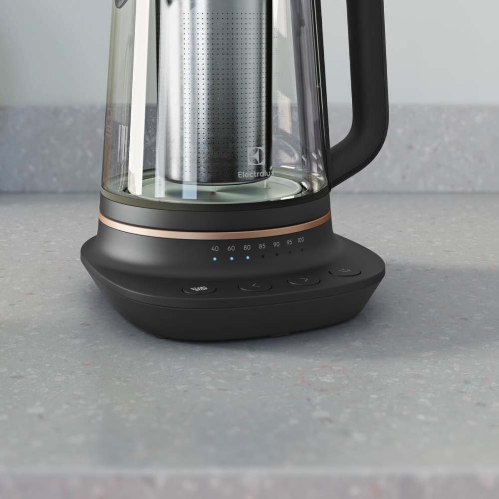Fierbator electric Electrolux E7GK1-8BP Explore 7, 2400W, sticla, negru perlat [6]