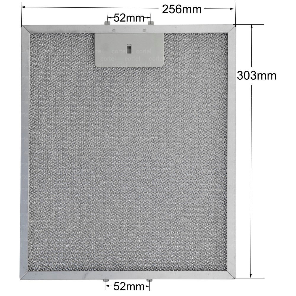 Filtru aluminiu hota Beko 30.3 x 25.6 x 0.8 cm cod 129730001 [3]