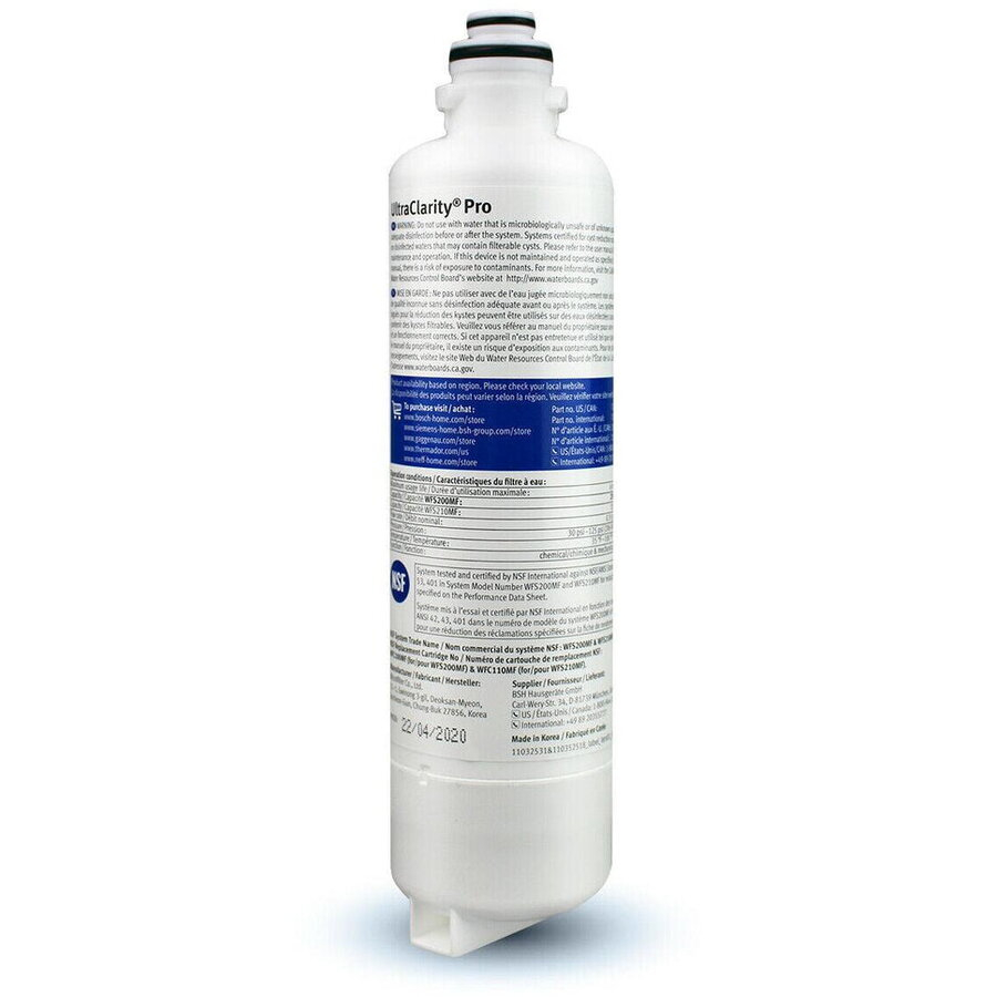 Filtru apa original 11032518 pentru aparate frigorifice Bosch, Siemens [2]