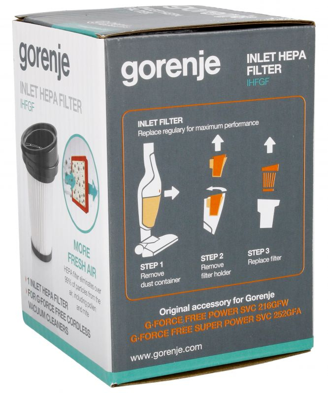 Filtru HEPA container aspirator vertical Gorenje SVC216GFW IHFGF 735551 [4]