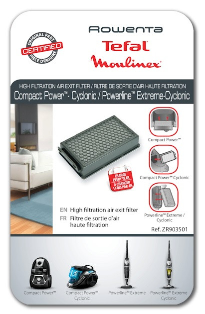 Filtru HEPA Rowenta ZR903501 pentru Powerline Extreme si Compact Power [4]