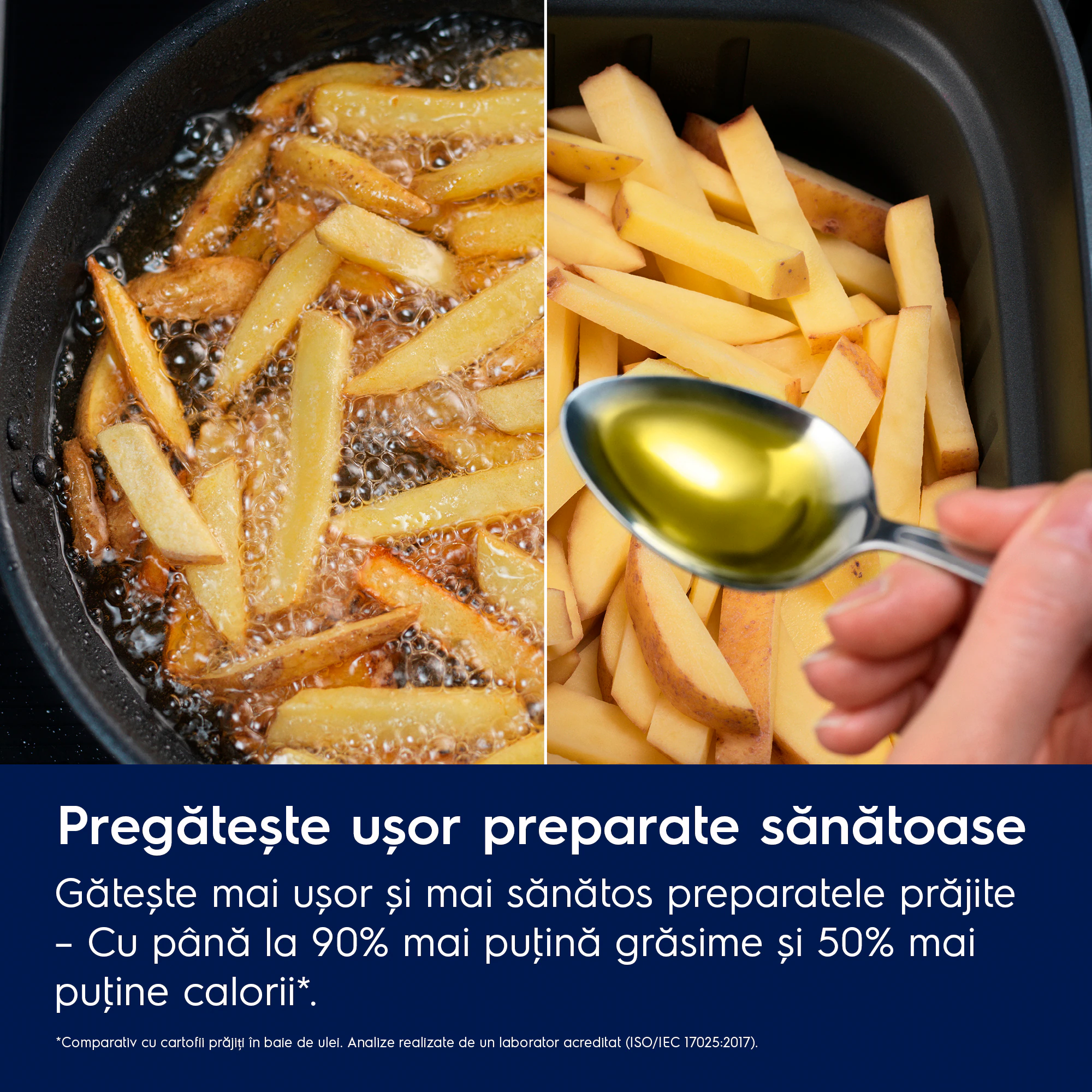 Friteuza cu aer cald Electrolux EAF12B Seria 800, 12 L, 1700 W, neagra, cu rotisor inclus [9]