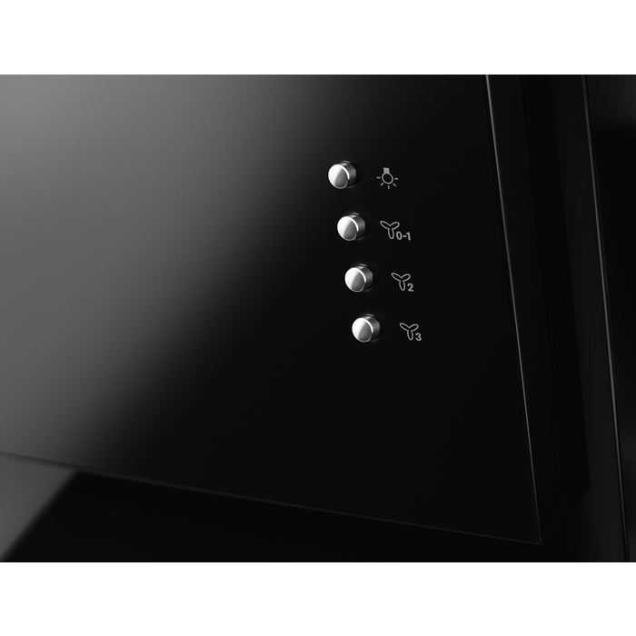 Hota semineu Electrolux LFV326Y 60 cm negru design vertical ExtractionTech 600 m3/h [8]