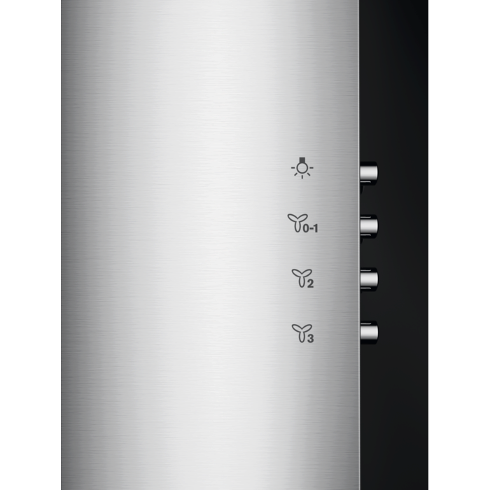 Hota semineu Electrolux LFV326Y 60 cm negru design vertical ExtractionTech 600 m3/h [3]