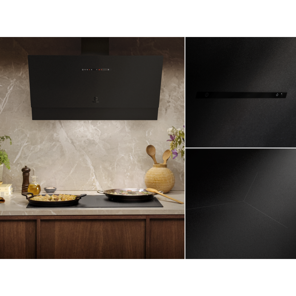 Hota semineu Electrolux LFV619Z 90 cm negru mat Breeze Hob2Hood Seria 700 700 m3/h [12]
