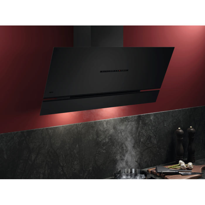 Hota semineu AEG NDV8791CZ negru mat 90 cm [2]