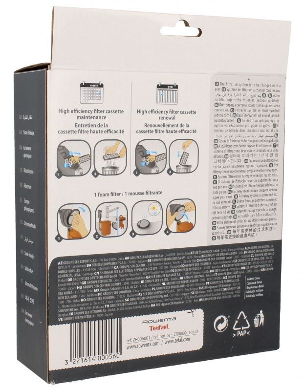 Kit filtre Rowenta ZR006001 pentru aspirator X-Trem Power Cyclonic [4]