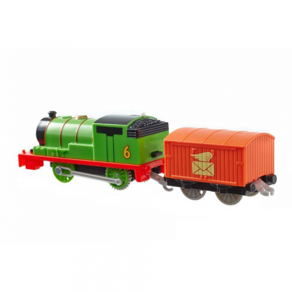 Locomotiva trenulet motorizat Percy cu vagon posta Thomas & Friends TrackMaster [2]