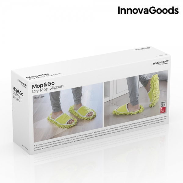 Papuci de casa Mop, InnovaGoods, 27 x 11 cm [5]