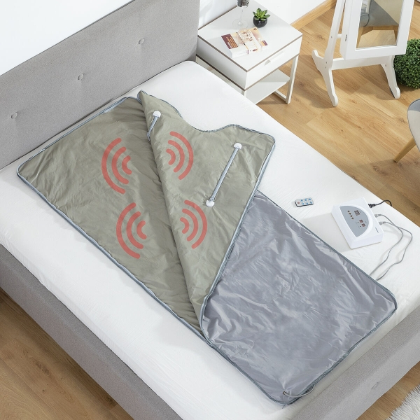 Patura pentru sauna cu caldura cu infrarosu indepartat FIR,  Bedna InnovaGoods, 179 x 79 cm [14]