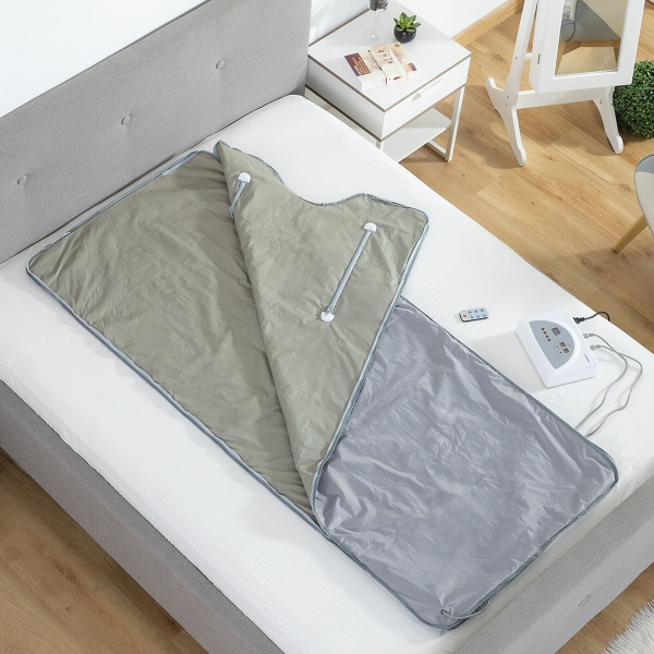 Patura pentru sauna cu caldura cu infrarosu indepartat FIR,  Bedna InnovaGoods, 179 x 79 cm [13]