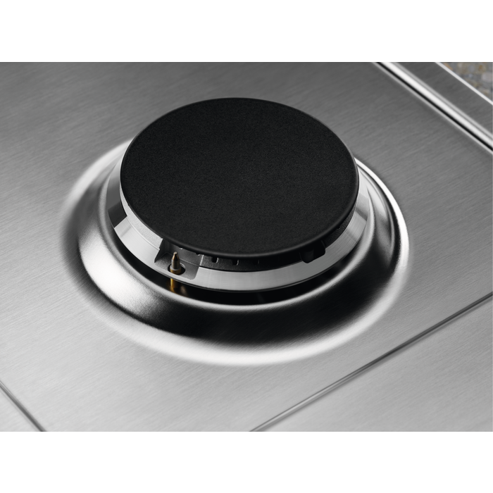Plita incorporabila pe gaz Electrolux KGS6426SX 4 arzatoare gratare fonta 60 cm inox [6]