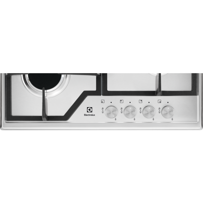 Plita incorporabila pe gaz Electrolux KGS6426SX 4 arzatoare gratare fonta 60 cm inox [4]