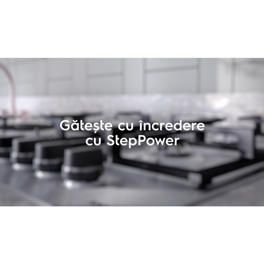 Plita incorporabila pe gaz Electrolux KGS64562SX 4 arzatoare arzator Wok gratare fonta 60 cm inox [3]