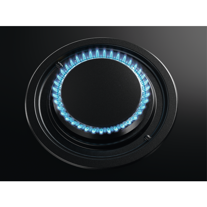 Plita incorporabila vitroceramica pe gaz AEG HKB64453NB Seria 8000 FlameLight, 60 cm, negru [13]