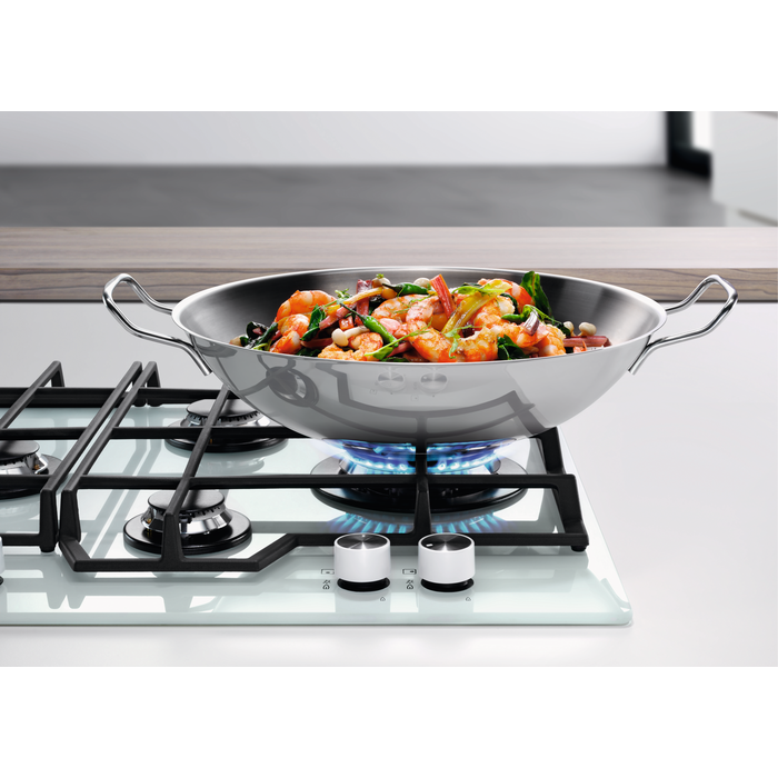 Plita incorporabila vitroceramica pe gaz Electrolux GME363NV 4 arzatoare 60 cm alb [7]