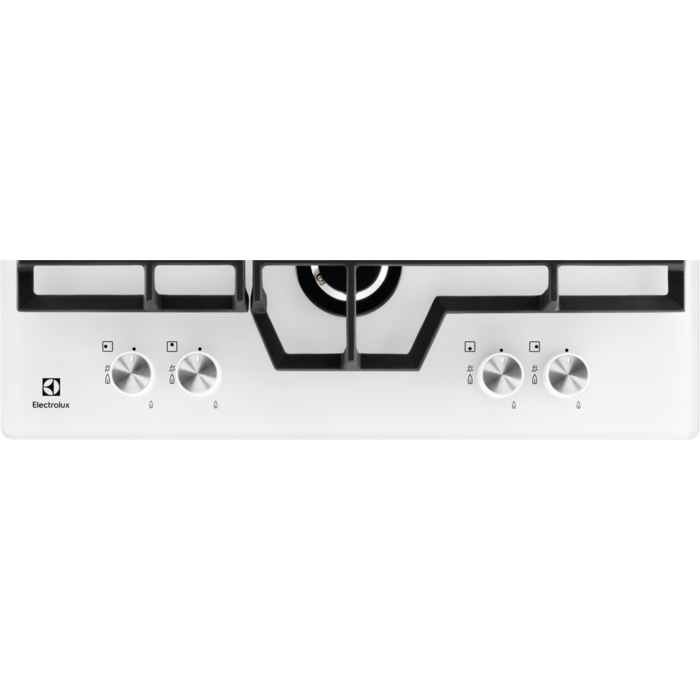 Plita incorporabila vitroceramica pe gaz Electrolux GME363NV 4 arzatoare 60 cm alb [3]