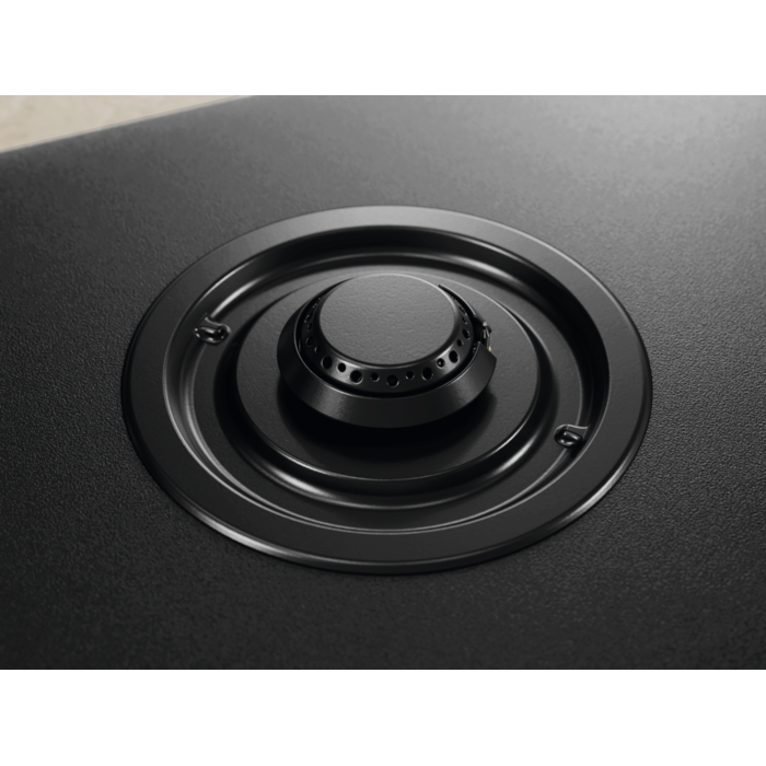 Plita incorporabila vitroceramica pe gaz Electrolux KGG643723L 4 arzatoare 60 cm negru mat [7]